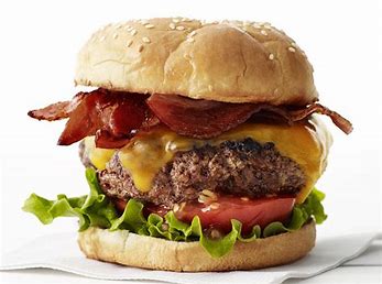 Photo of Annie's delicious hamburger